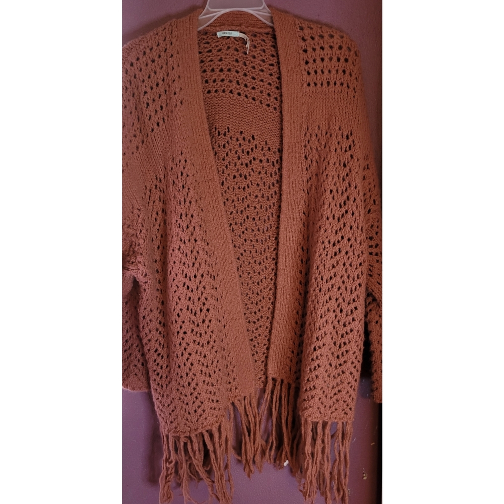 Kimchi Blue fringe cardigan
